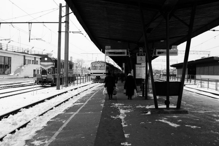 Platform No3 with train to Tucums 2 via Jurmala.