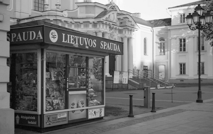Vilnius -  last frames on the film.