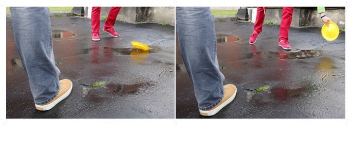 diptych: the puddle