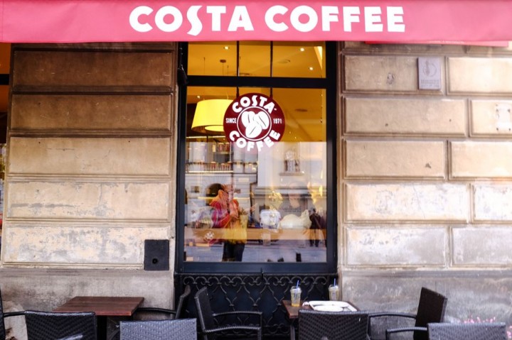 Costa Coffee window