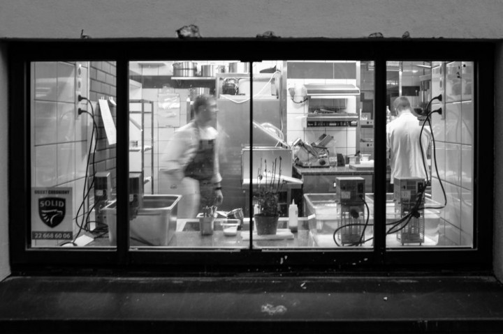 Last shop of that day - view at the kitchen