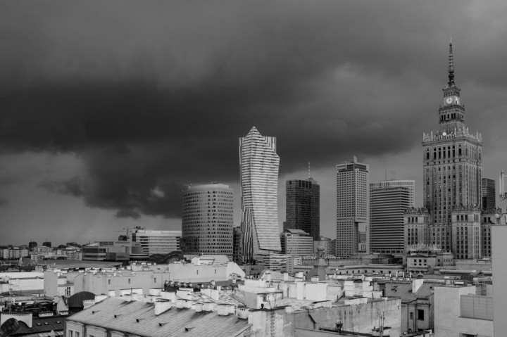 Black clouds over Warsaw