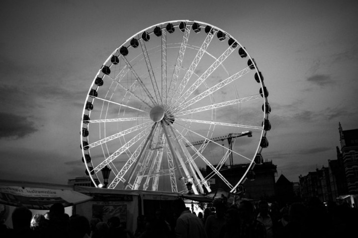 The circle. Summer attraction at the St Dominic's Fair.