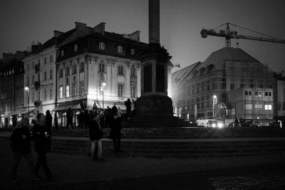 Warsaw streets in November