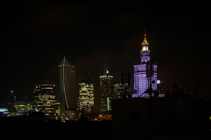 PKiN and the Warsaw's skyscrapers