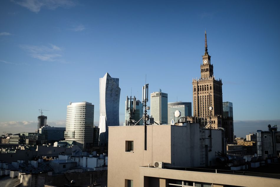 The perfect view at Warsaw