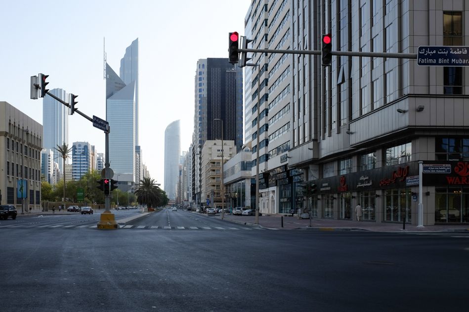 Streets of Abu Dhabi - View towards WTC Mall