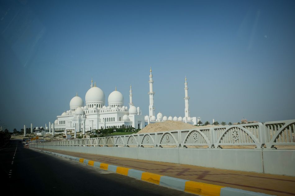 Going towards Sheikh Zayed Mosque