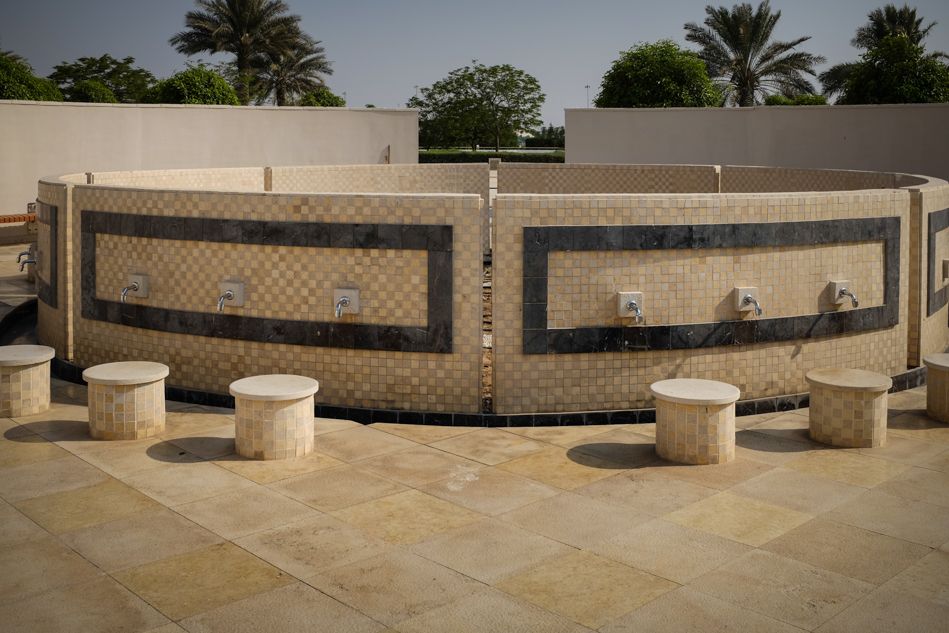 Sheikh Zayed Grand Mosque - for the compulsory ablution before the prayer