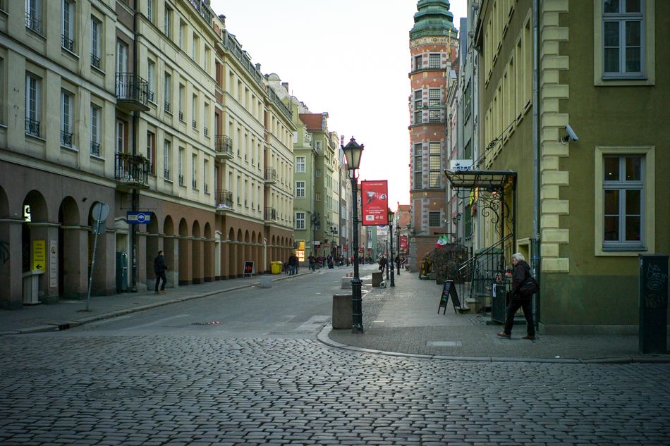 View at the Kołodziejska street and Świętego Ducha