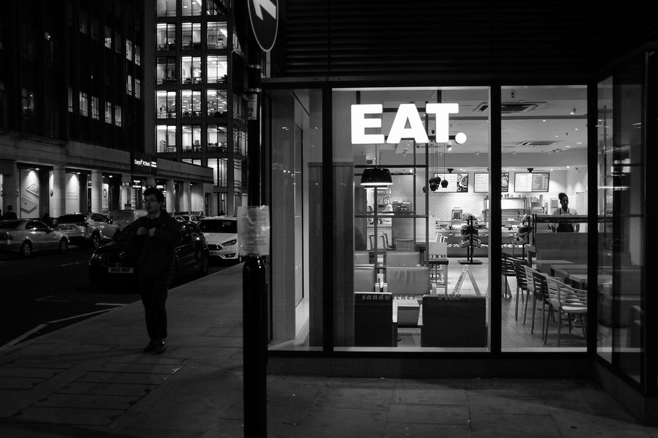 London streets. EAT