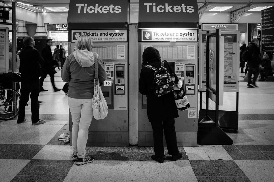 London Streets: Liverpool Street Station -  Ticket machines