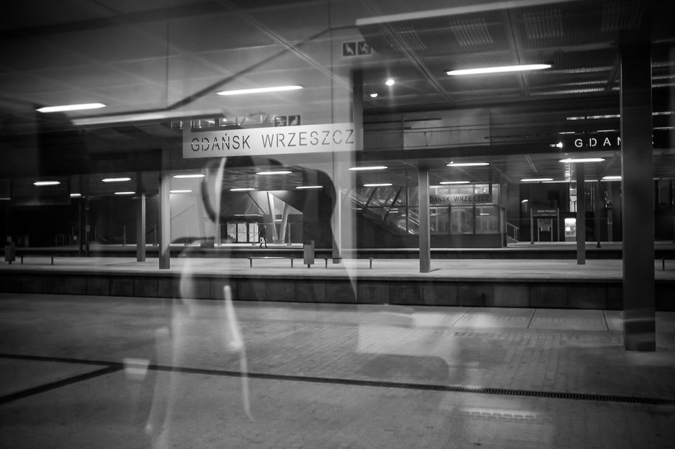 Starting in Gdańsk Wrzeszcz. Train to the airport.