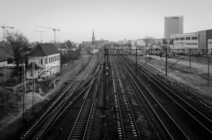 Tracks in Gdańsk Wrzeszcz