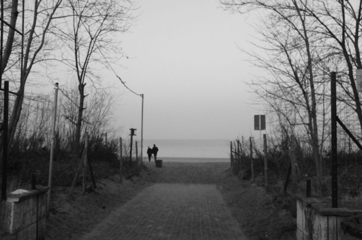 View at the one of the entrances to the beach.