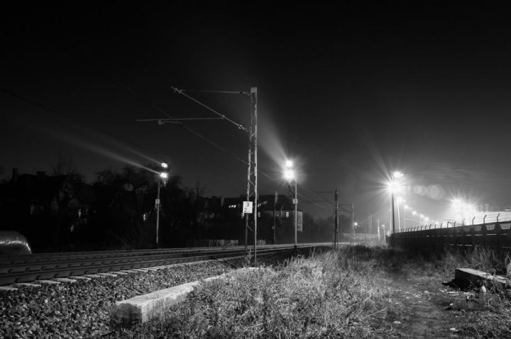 Semaphore on the track to the New Port.