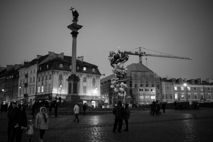 The column of the King - one of the well recognized symbols of Warsaw - column of Zygmunt III Waza