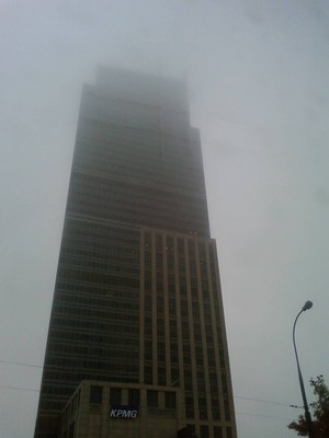 Fog in Warsaw