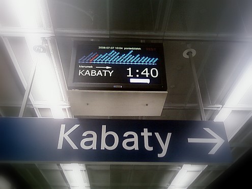 Słodowiec metro station.