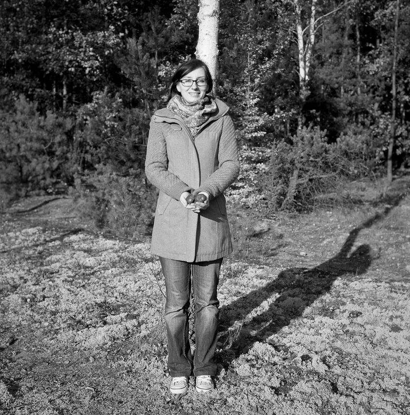 Ania with mushrooms