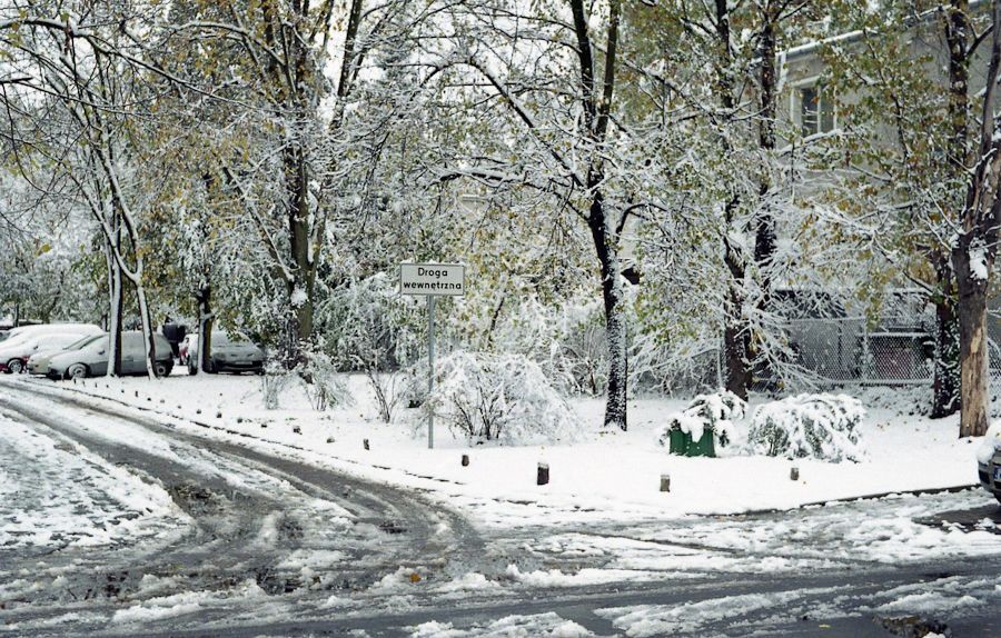 Warsaw street with Vitomatic