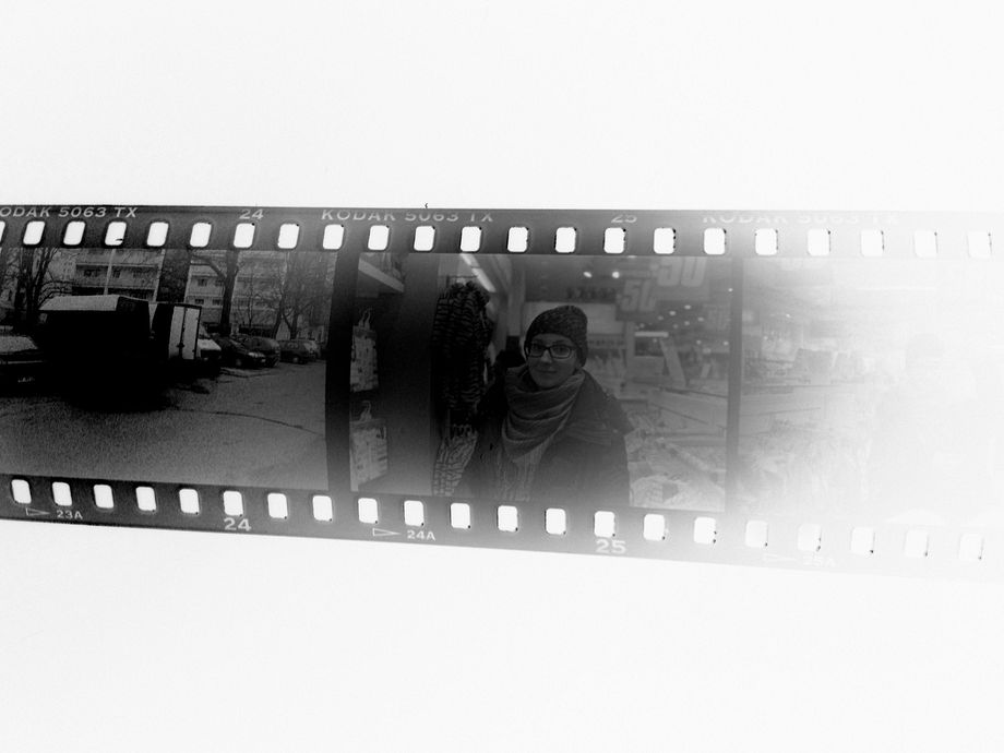 Tri-X is drying…